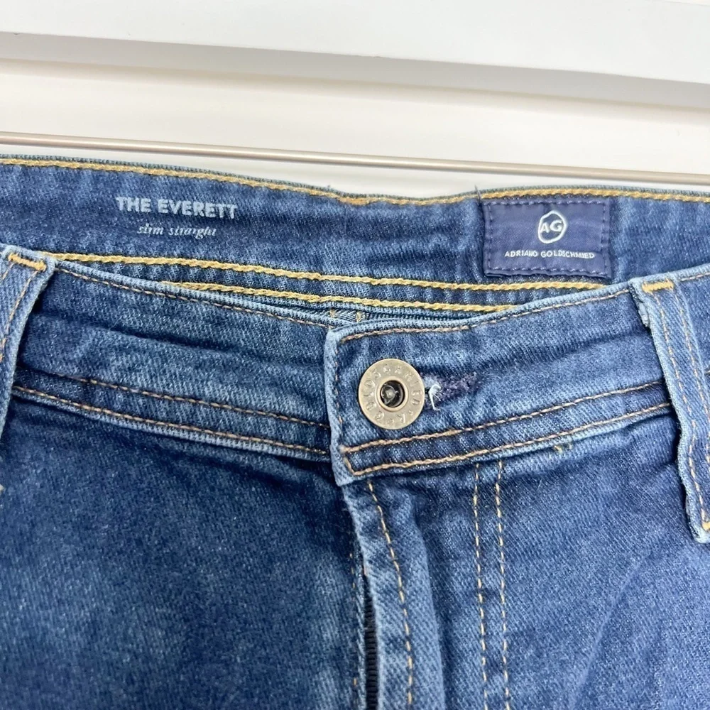 AG Adriano Goldschmied Jeans The Everett Slim Straight 34 x 32 - Picture 4 of 9
